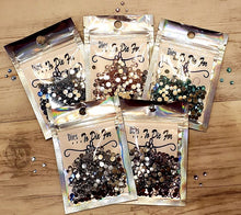 Load image into Gallery viewer, Dies ... to die for metal Gemstones - Mirror back Jewels Choose color