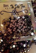 Load image into Gallery viewer, Dies ... to die for metal Gemstones - Mirror back Jewels Choose color