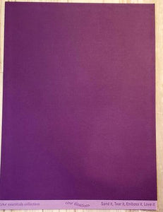 Core' Dinations cardstock solid paper 8 1/2" x 11" -  Purple Majesty