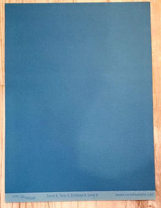 Core' Dinations cardstock solid paper 8 1/2" x 11" -  Marine Blue