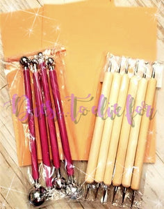 Flower and paper shaping tool set - Choose color