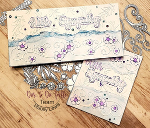 Dies ... to die for LLC metal cutting die - Sympathy words - Seasons words with shadow