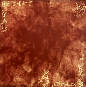 Karen foster single Sided cardstock paper 12 x 12  - Christmas sketch