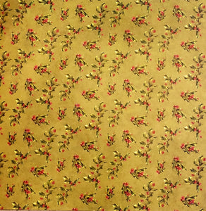 Karen foster single Sided cardstock paper 12 x 12 - holly and berry - Christmas