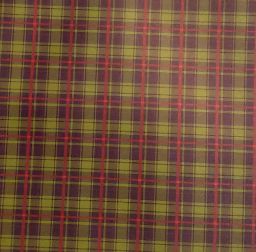 Karen foster single Sided cardstock paper 12 x 12 - blue / red / green plaid - Christmas
