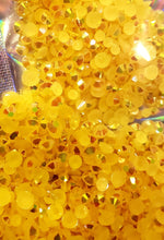 Load image into Gallery viewer, Dies ... to die for metal Gemstones - Colored back Jewels lemon drop