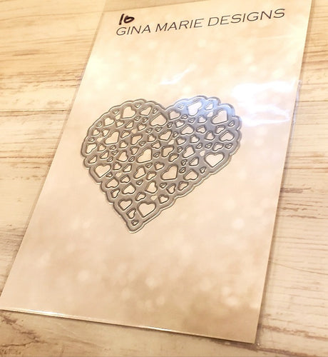 Gina Marie Metal cutting die - Heart Collage
