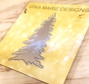 Gina Marie Metal cutting die -  Pine tree single