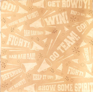 Karen Foster Megaphone collage single sided paper 12 x 12