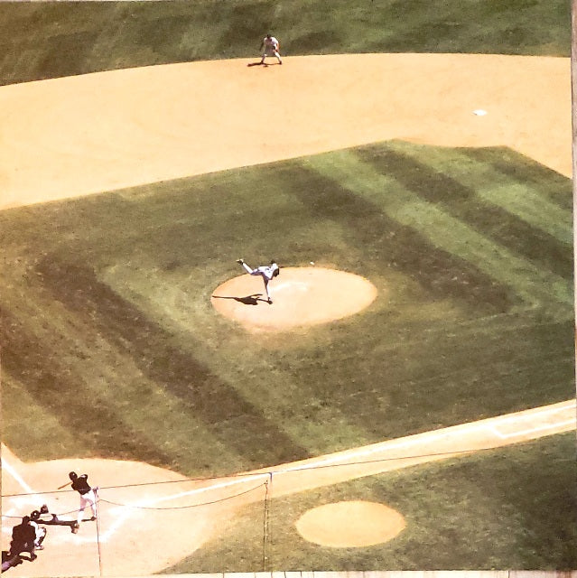 Paper House productions Baseball diamond  single sided paper 12 x 12