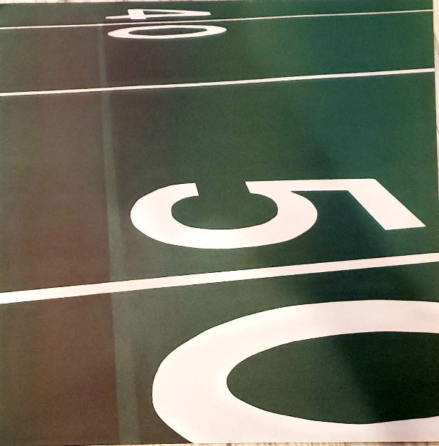 Paper House productions Fifty Yard line Football single sided paper 12 x 12
