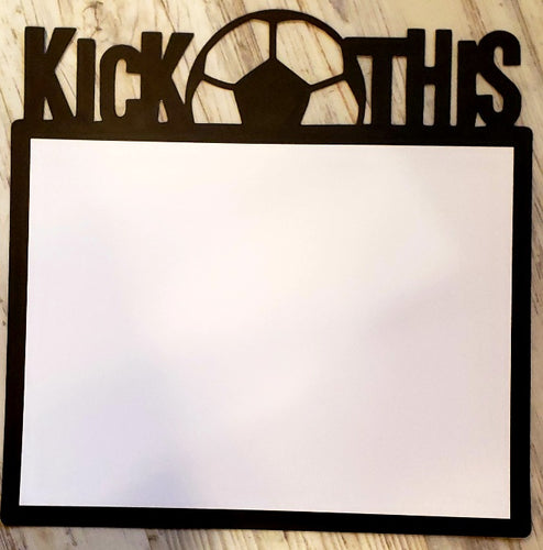 Creative Imaginations Kick this soccer laser cut single sided paper 12 x 12