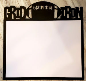 Creative Imaginations Grid Iron Football laser cut single sided paper 12 x 12