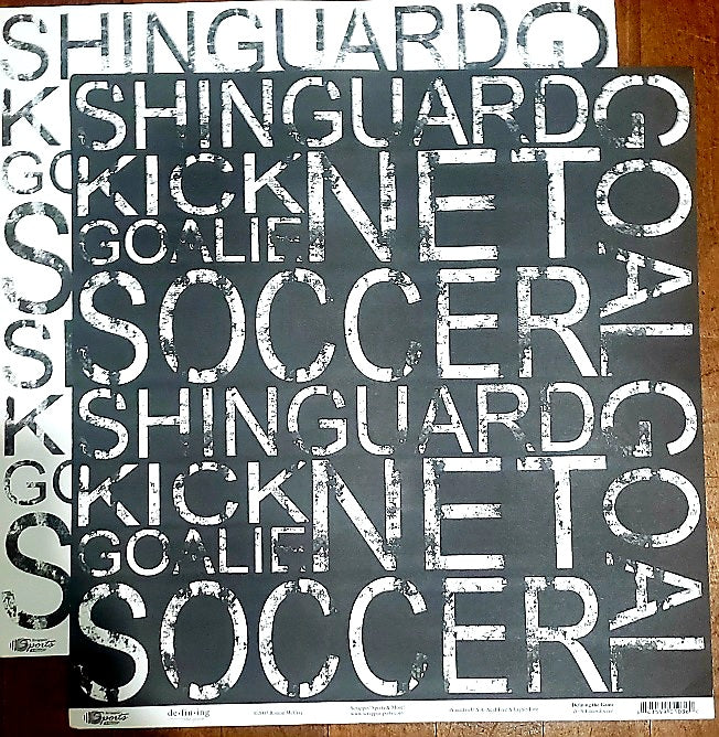 Scrappin' Sports and more - Defining the game - Talkin Soccer double sided paper 12 x 12