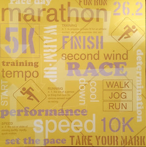 Karen Foster Marathon collage single sided paper 12 x 12