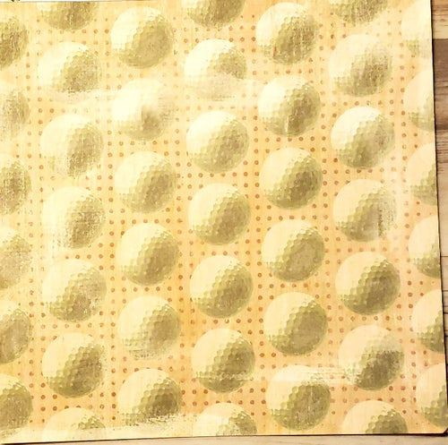 Flair Designs All star collection on the green golf single sided paper 12 x 12