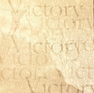 Rocky Mountain Scrapbook co Victory words single sided paper 12 x 12