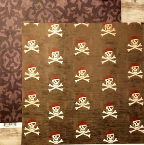 Rusty Pickle Boots n' bones double sided paper 12 x 12