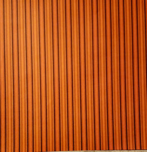 Orange and Black stripe - single sided paper 12 x 12
