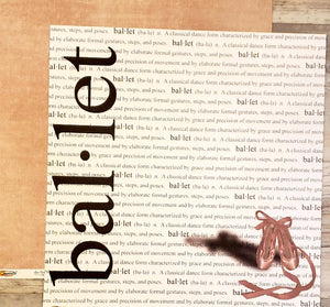 Scrappin' Sports and more - Defining the game - Ballet double sided paper 12 x 12