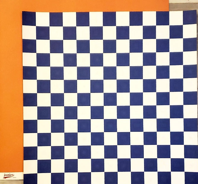 AC American Crafts - Junior - Goal Checker board double sided paper 12 x 12