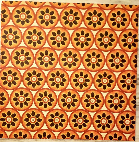 Fall pinecone wreaths - single sided paper 12 x 12