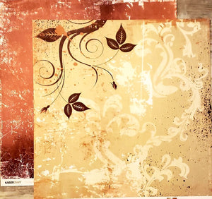 Kaisercraft - Elegance Catherine leaves double sided paper 12 x 12