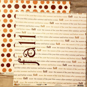 Scrappin' Sports and more - Young and active - Defining Fall double sided paper 12 x 12