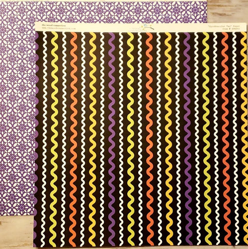 Authentique paper spooktacular two double sided paper 12 x 12