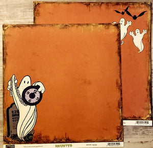 The Paper Loft - Haunted - Spooky double sided paper 12 x 12