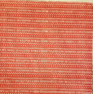 Karen Foster - red stitched stripes single sided paper cardstock 12 x 12