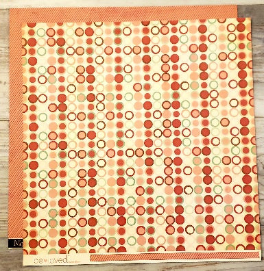MME My minds eye - Be loved - desirable dots double sided paper cardstock 12 x 12