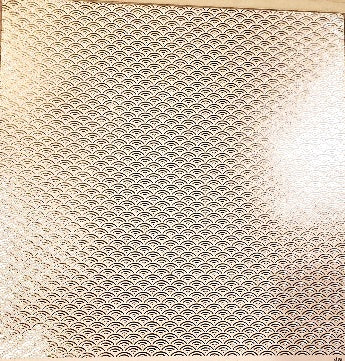 Fancy Pants - silver wave foil  -  single sided paper cardstock 12 x 12