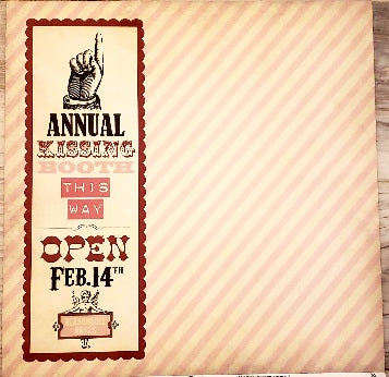 Fancy Pants - kissing booth double sided paper cardstock 12 x 12