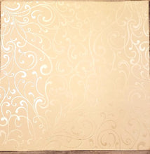 Load image into Gallery viewer, Making Memories - wedding - pearl swirl shimmer single sided paper cardstock 12 x 12