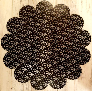 Bella Blvd - color chaos invisibles - Hearts flower die cut acetate 12 x 12