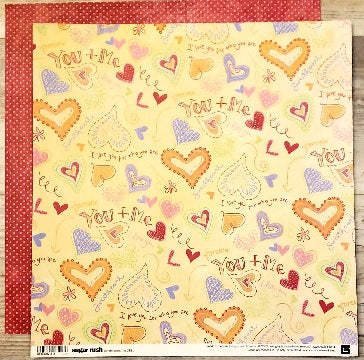 Basic grey - sugar rush gummy bears double sided cardstock 12 x 12