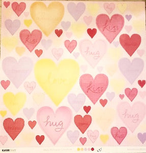 Kaisercraft  - made with love snookum double sided cardstock 12 x 12