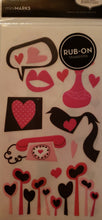 Load image into Gallery viewer, AC - American crafts - mini Marks rub ons - beloved accents