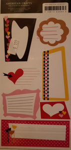 AC - American crafts - ReMarks stickers - journaling Valentines Love potion