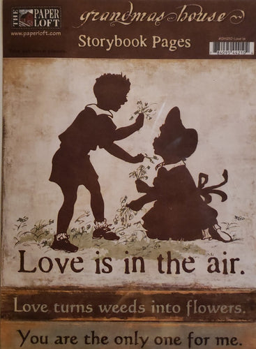 The Paper Loft - Grandmas house storybook pages love is