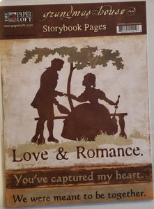 The Paper Loft - Grandmas house storybook pages Love and romance