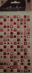 Sticko flat Sticker pack - Valentines mini stamps