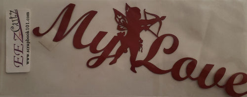 EEZ cutz custom laser cut - My love cupid title