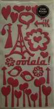 Load image into Gallery viewer, Thickers - AC American crafts chipboard dimensional sticker sheet - venus accents