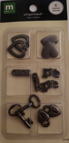 Making Memories - metal charms - charmed love