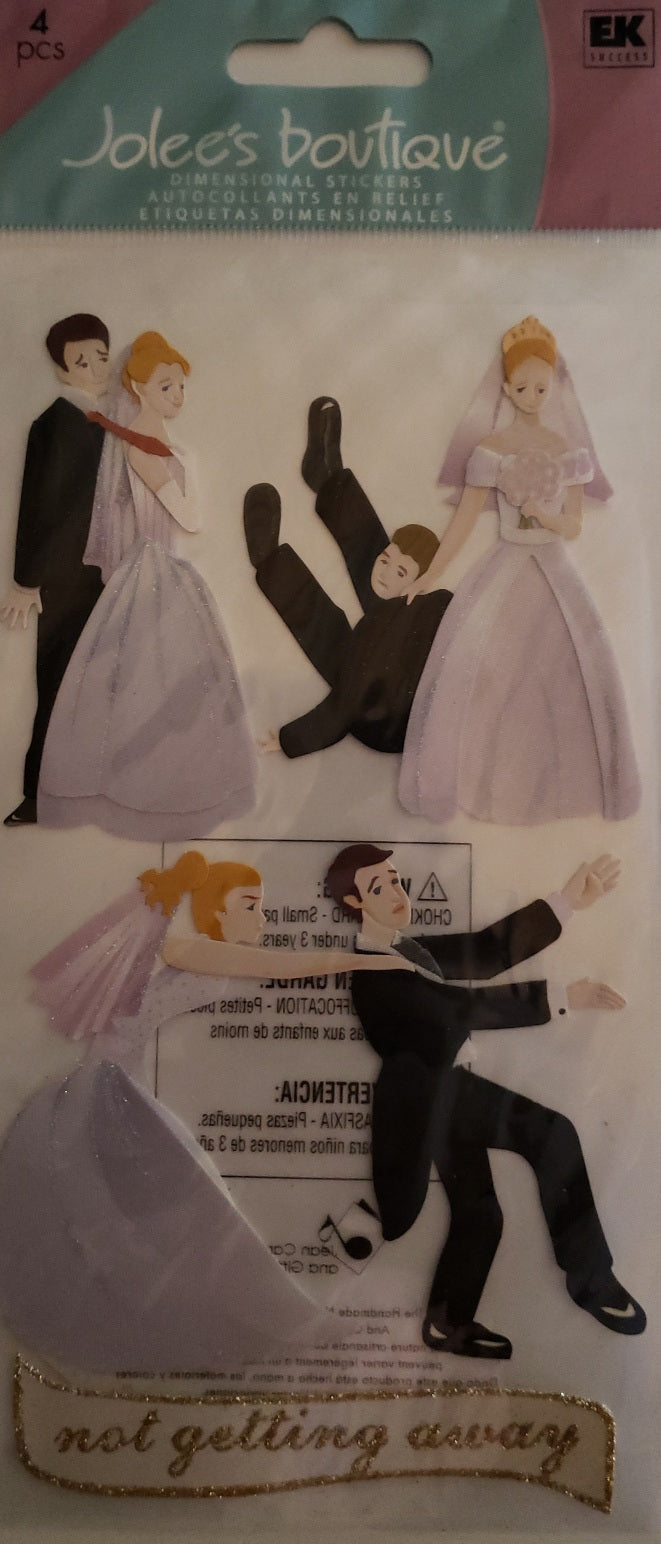 Jolee's Dimensional Sticker - not getting away - large pack
