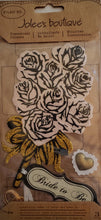 Load image into Gallery viewer, Jolee&#39;s Boutique Dimensional Sticker - Parcel - Vintage Bride Bouquet