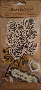 Jolee's Boutique Dimensional Sticker - Parcel - Vintage Bride Bouquet