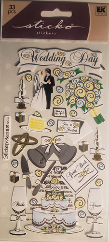 Sticko flat Sticker package - wedding day
